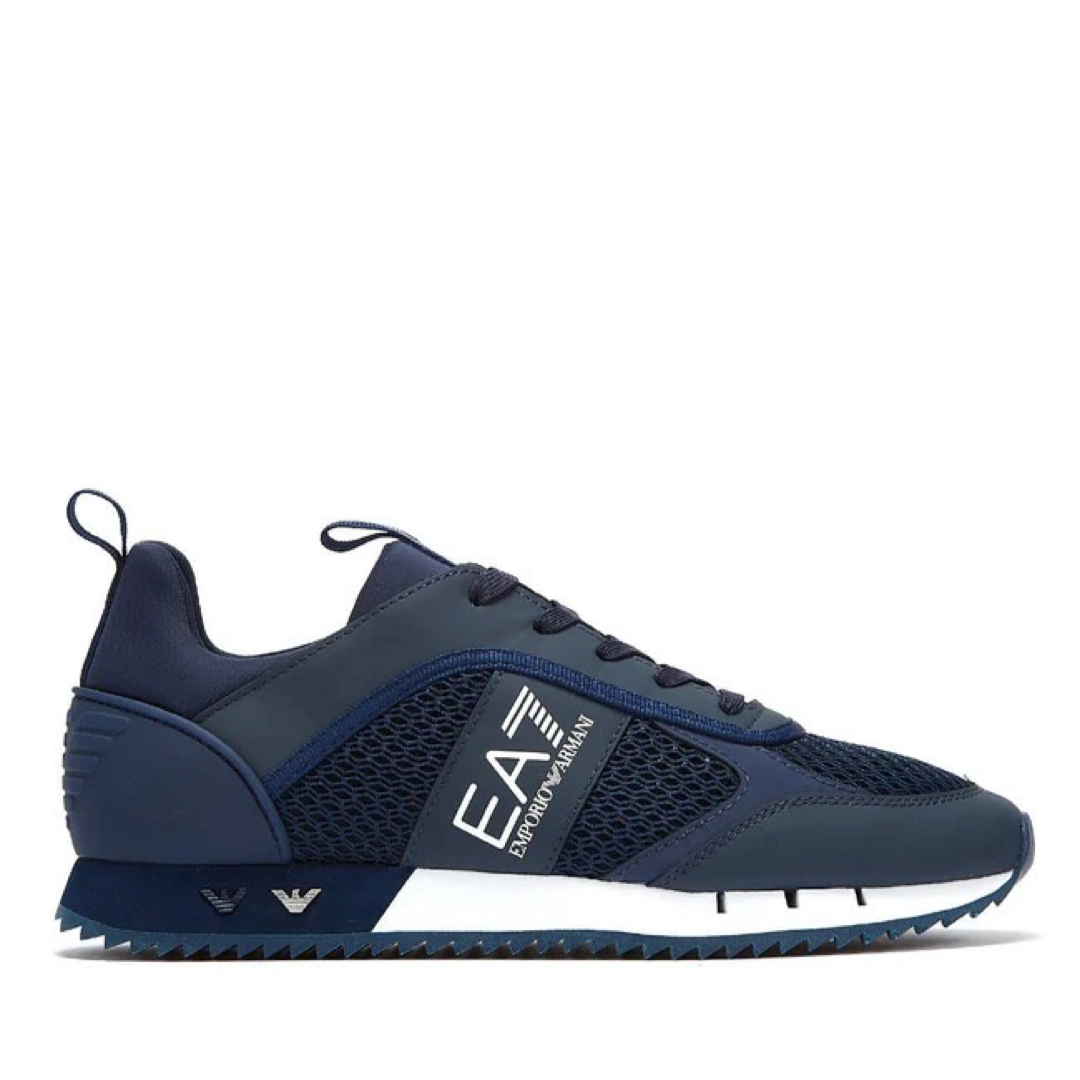 Мъжки маратонки сникърси EA7 Emporio Armani сини X8X027 XK050 D813