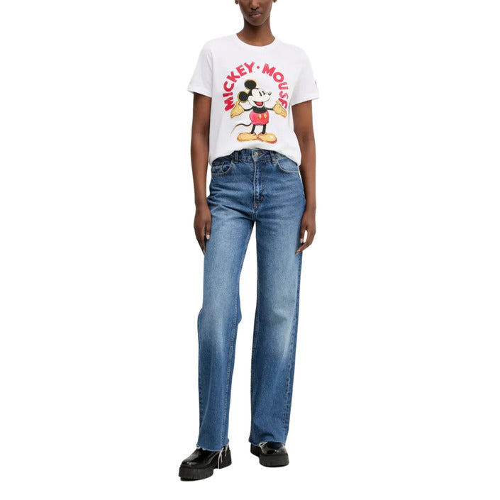 Дамска бяла тениска Desigual 25SWTKAI