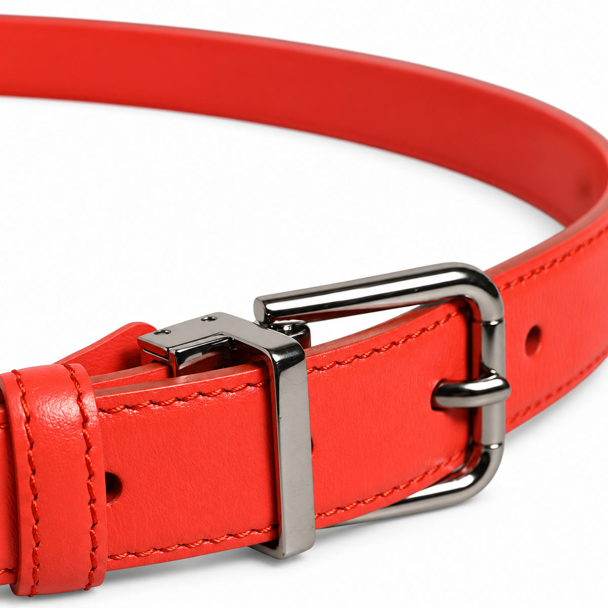 Women's belt Dolce & Gabbana SKU: BC4337 AQ765 side buckle close-up