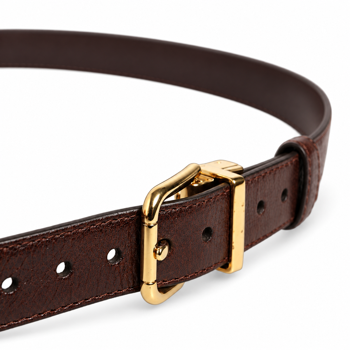Men's belt Dolce & Gabbana SKU: BC000C B5937 89000 side buckle close-up