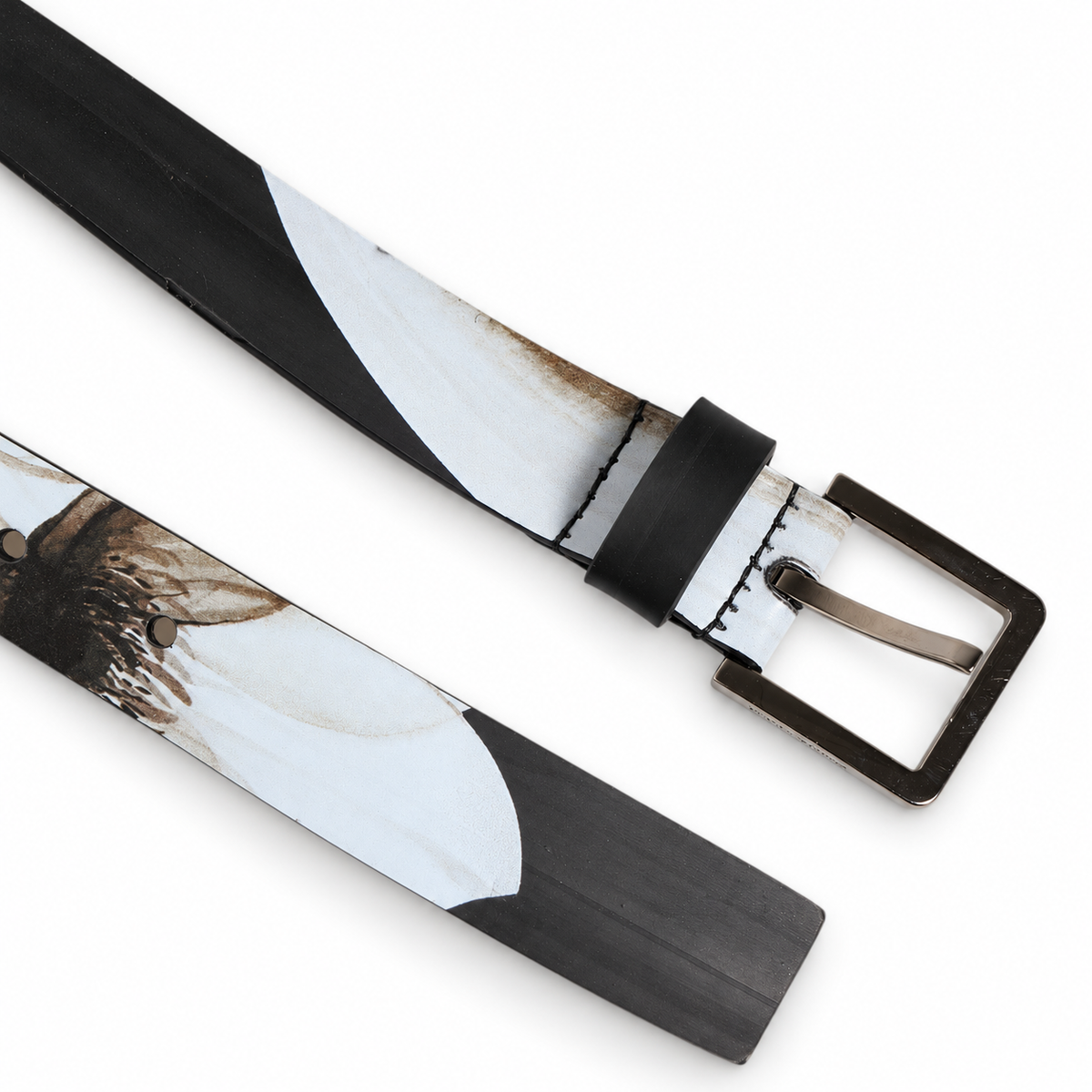 Dolce & Gabbana Multicolor PVC Floral Silver Buckle Men Belt - BC4463 A0044 - view 5
