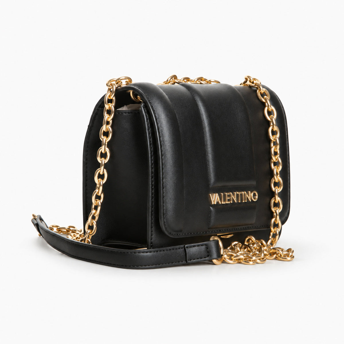 Women's crossbody bag Mario Valentino Brass VBS8G610 side view