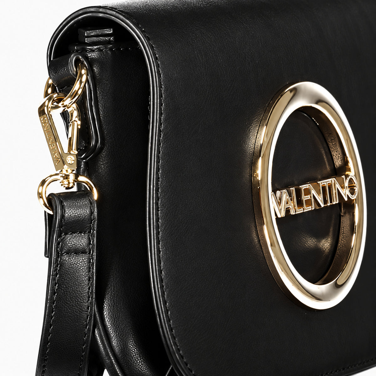 Women's crossbody bag Mario Valentino Moses VBS8A610 strap attachment detail view
