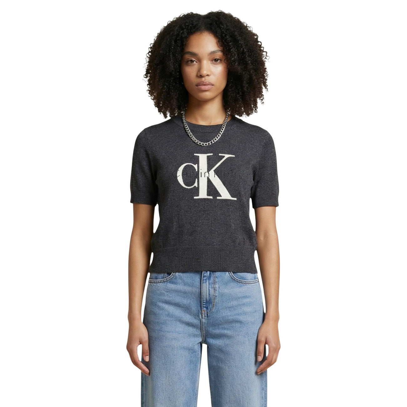 Дамски пуловер Calvin Klein Jeans Women Knitwear LV044E306G Front View