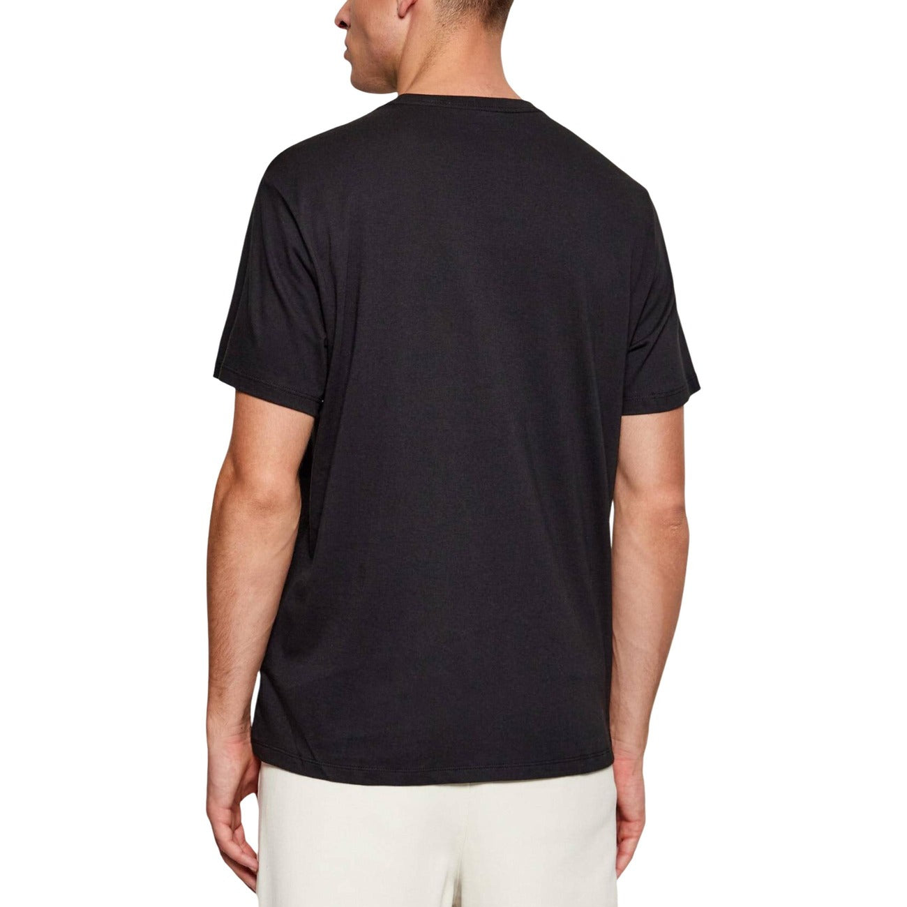 Мъжка черна тениска Calvin Klein Jeans Men T-shirt LV04RB866G UB1 Back View
