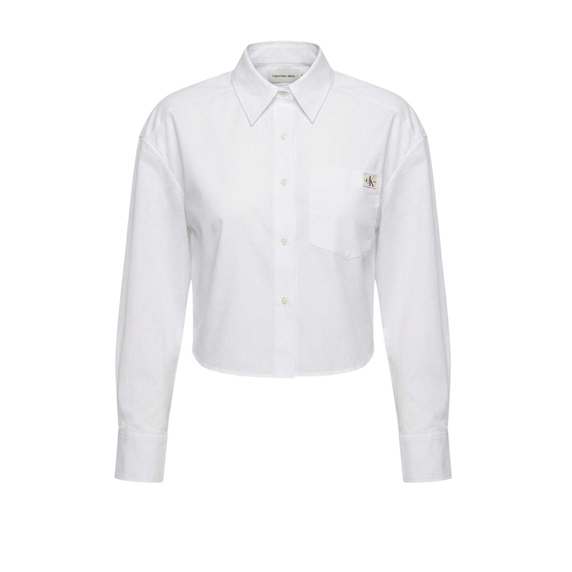 Дамска бяла риза Calvin Klein Jeans Women Shirt LV047F148G Front View