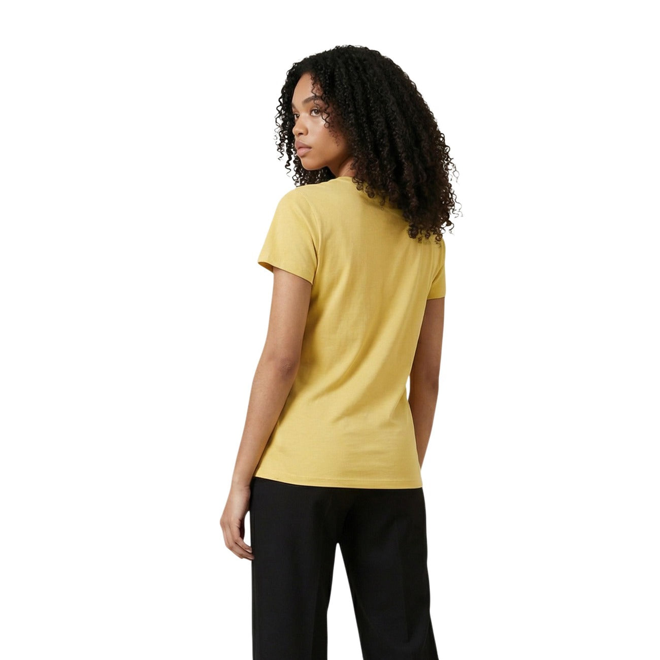 Дамска жълта тениска Armani Exchange Women T-shirt XW002327 AF10358 Back View