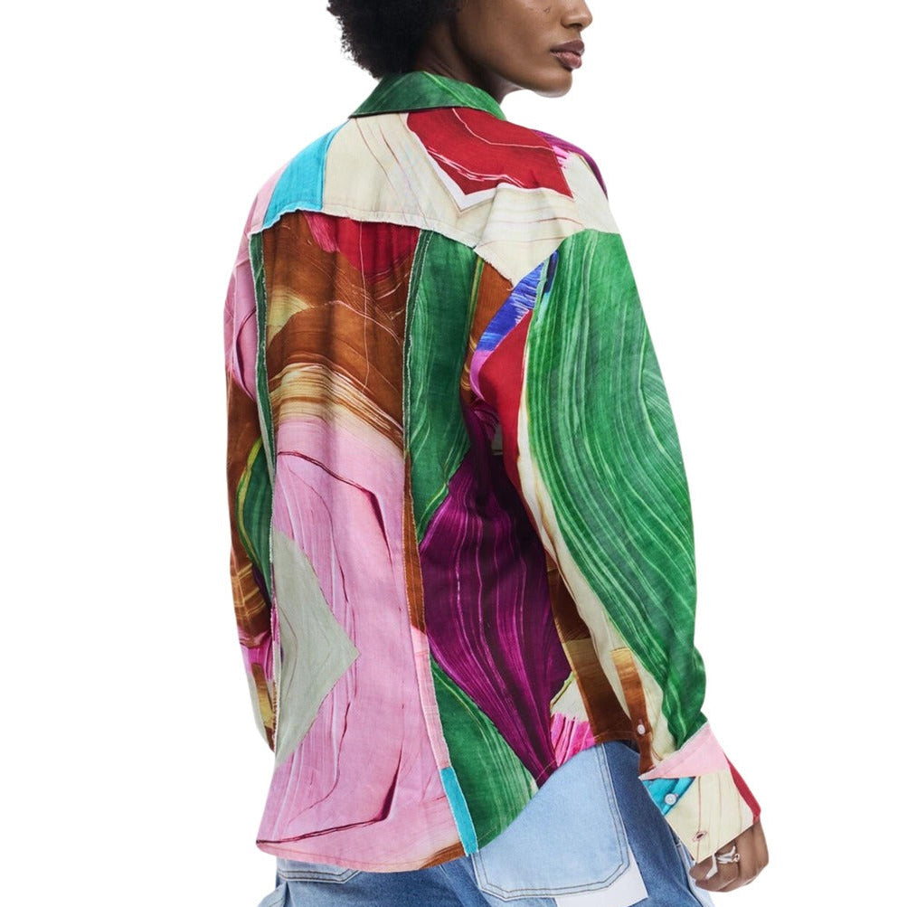 Дамска риза Desigual women’s shirt 26SWCWX4 9019 Back view