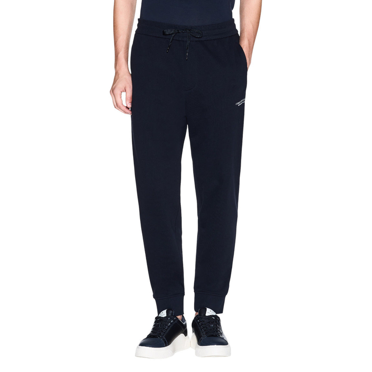 Мъжко синьо долнище Armani Exchange Men Sweatpants XM001299 AF20934 UB101 Front View