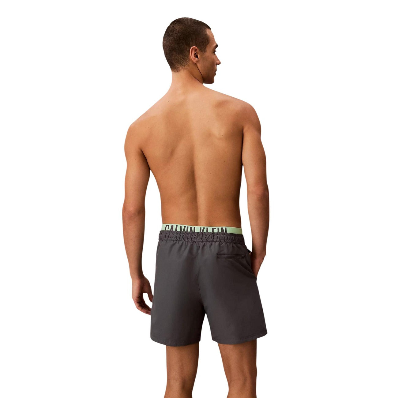 Мъжки бански Calvin Klein Jeans Men Swimwear LV00N61015 CKP Back View