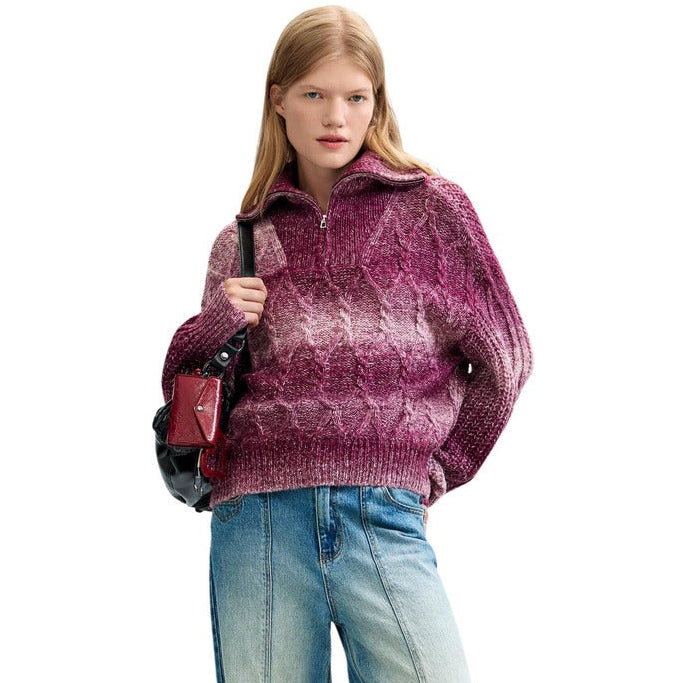Дамски пуловер Desigual women’s sweater 26WWJF20 3017 Model view