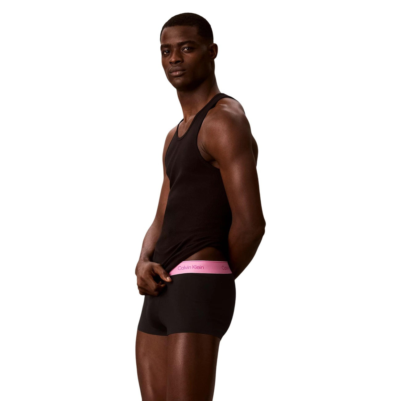 Мъжки боксерки Calvin Klein Men Boxers NB4550 4X4 Side View