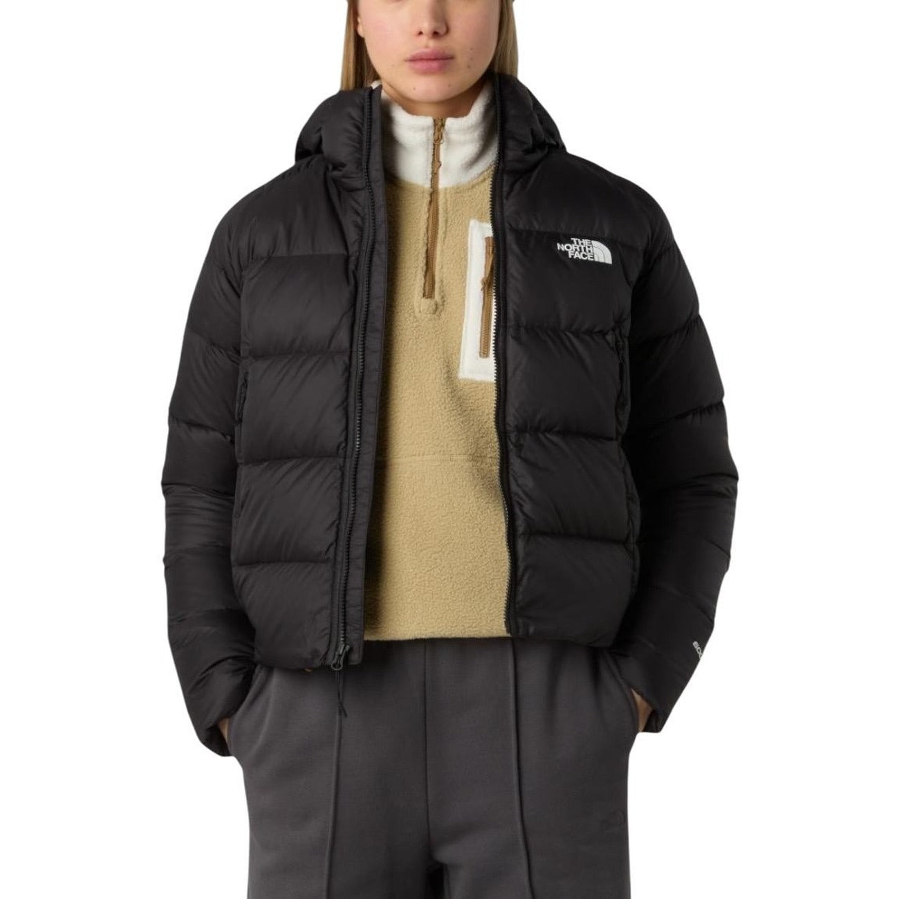 Дамско черно яке The North Face Women Jacket NF0A8E75JK31 Front View