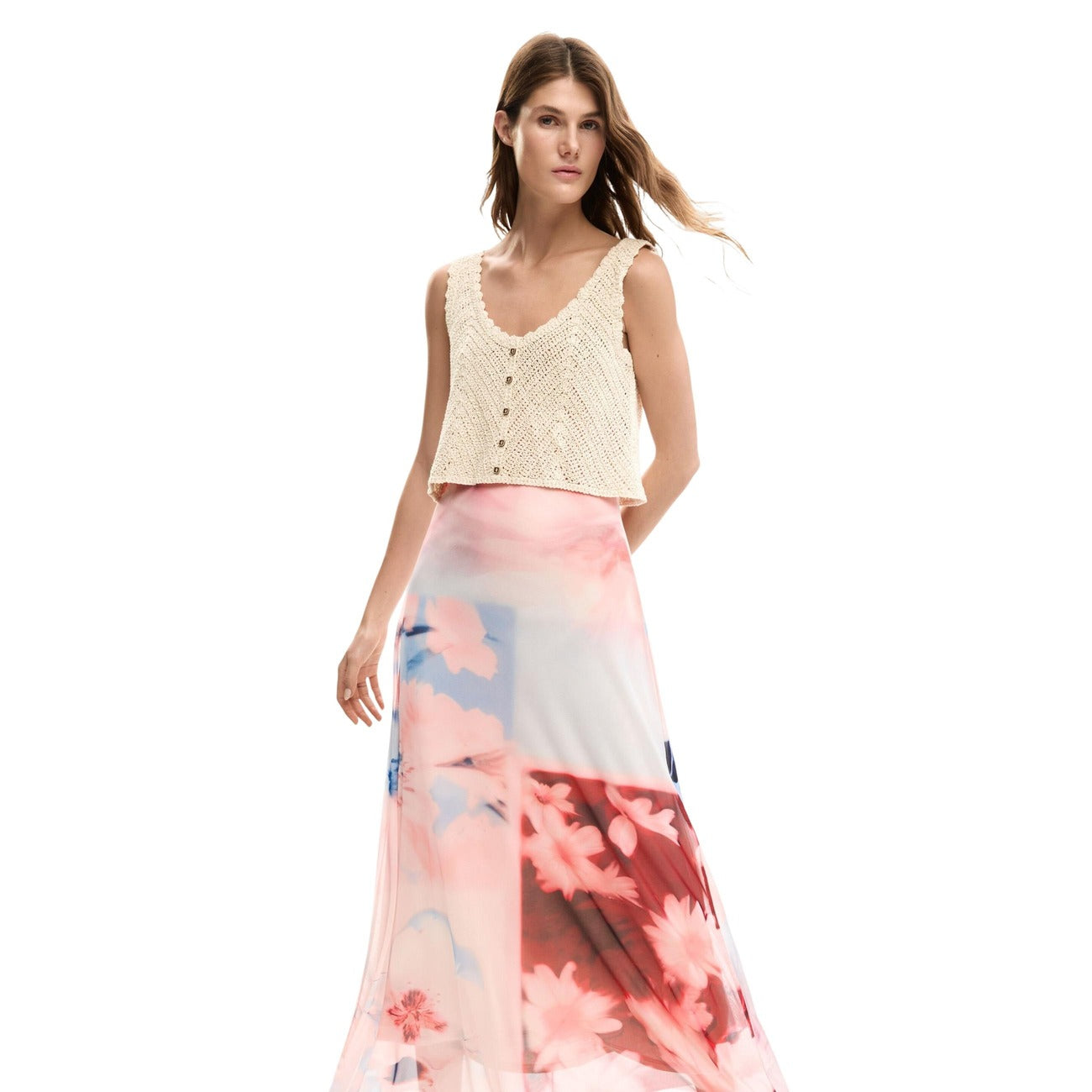 Дамска рокля Desigual women’s dress 26SWVK31 3049 Model view