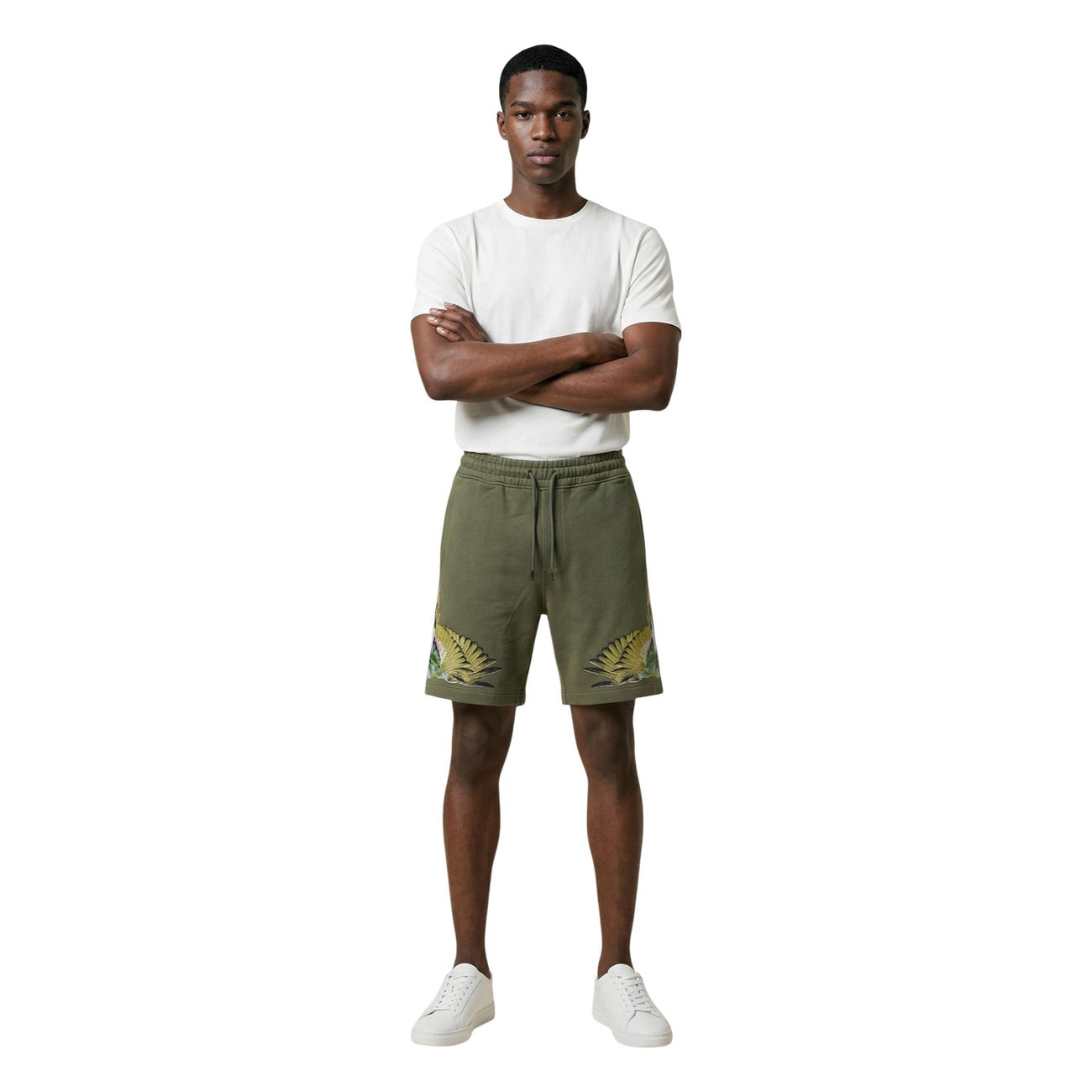 Мъжки къси панталони County Of Milan Marcelo Burlon S6CMMABE033 Front View