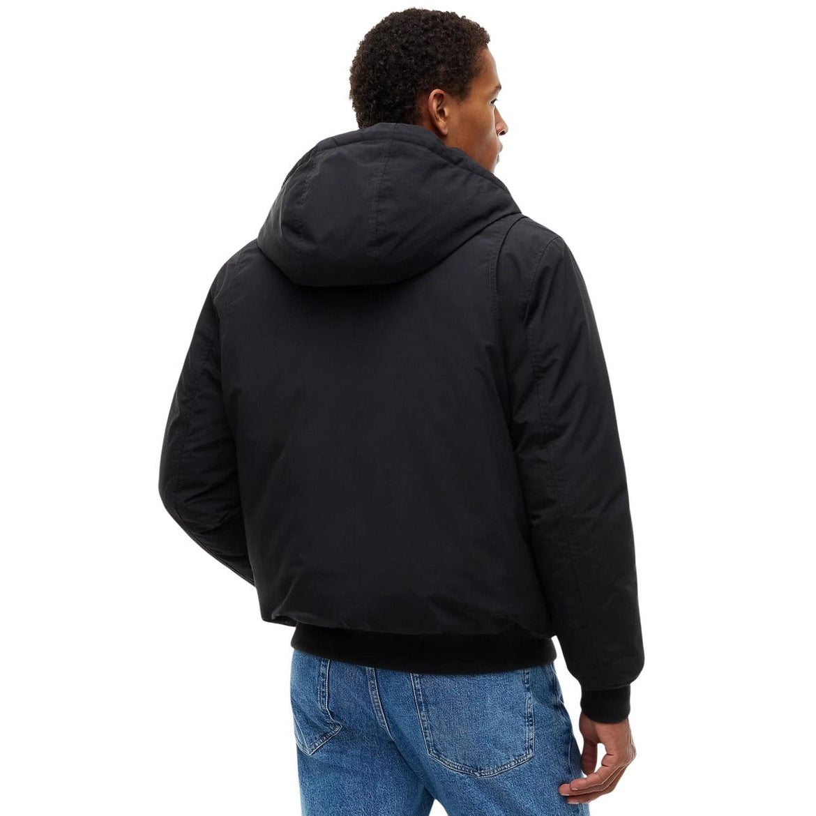 Мъжко зимно яке Tommy Hilfiger Jeans Men Water Resistant Jacket DM0DM22032 0GK Back View
