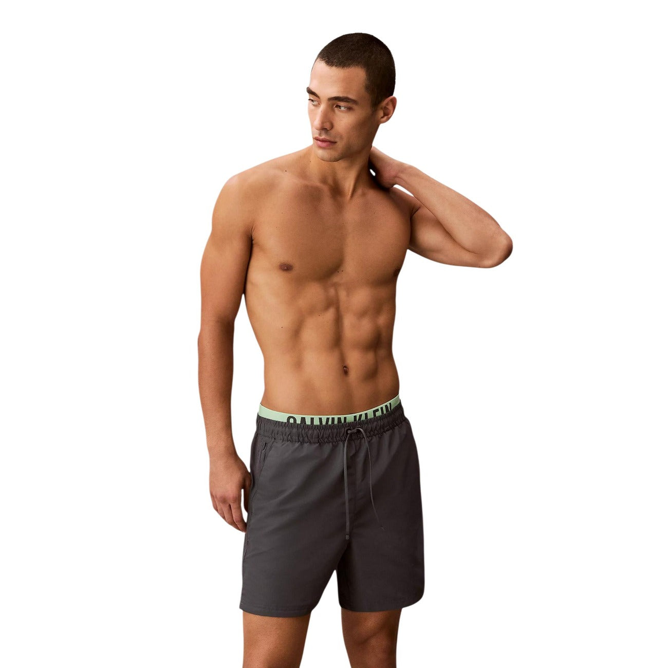 Мъжки бански Calvin Klein Jeans Men Swimwear LV00N61015 CKP Front View