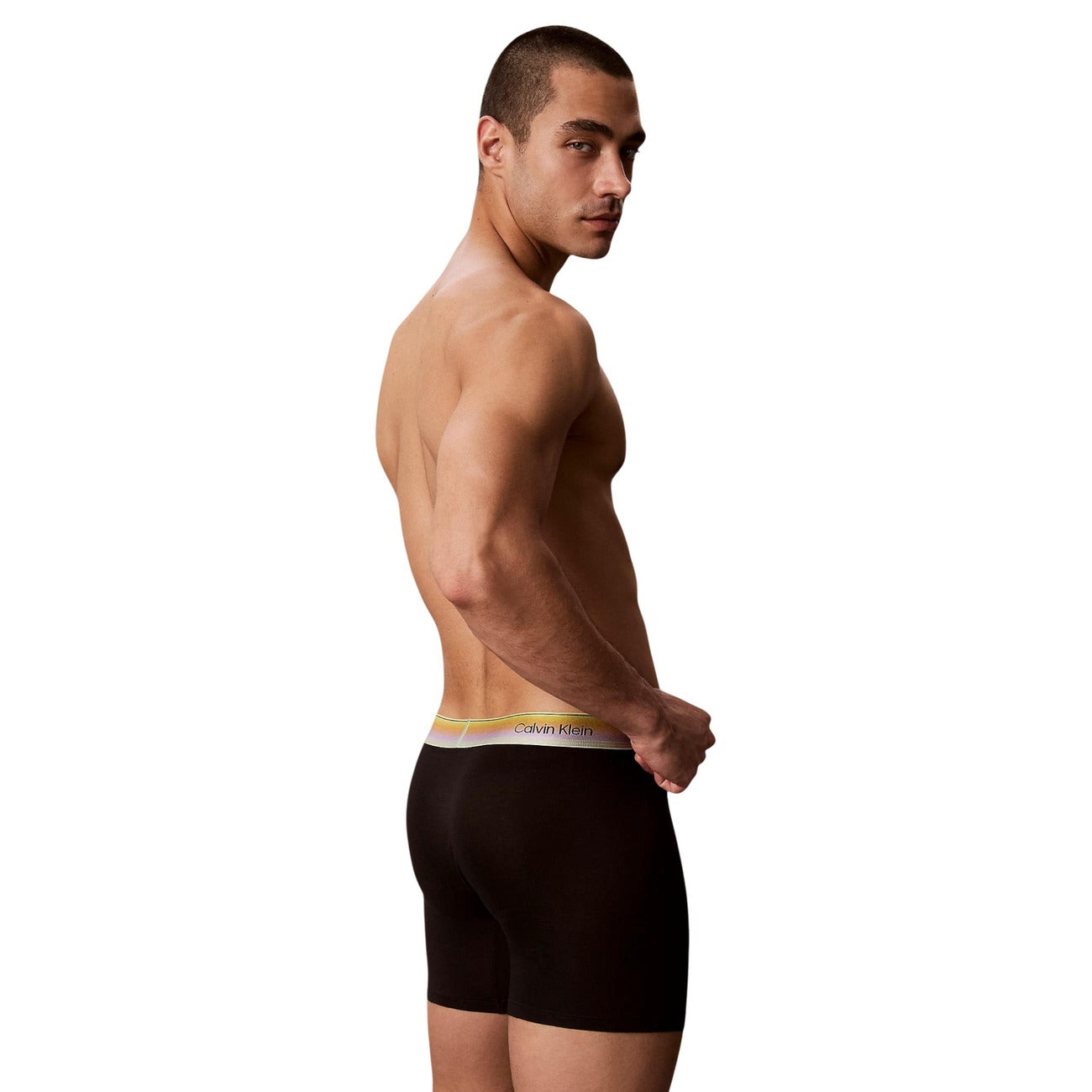 Мъжки боксерки Calvin Klein Men Boxers LV00NB4591 UB1 Back View