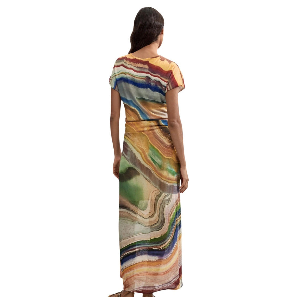 Дамска рокля Desigual women’s dress 26WWVK36 2025 Back view
