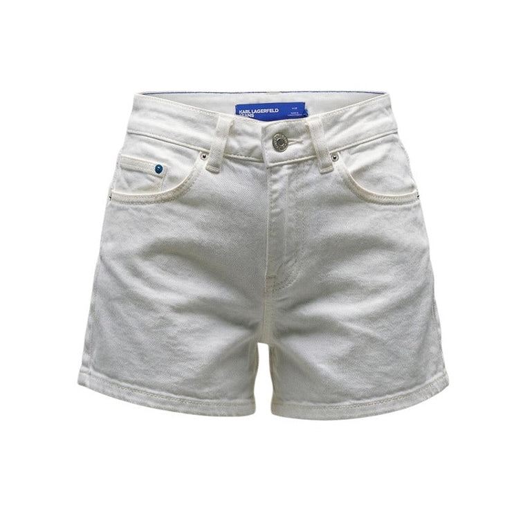 Дамски дънкови къси панталони Karl Lagerfeld Jeans Women Denim Shorts B2W10066 100 Front View