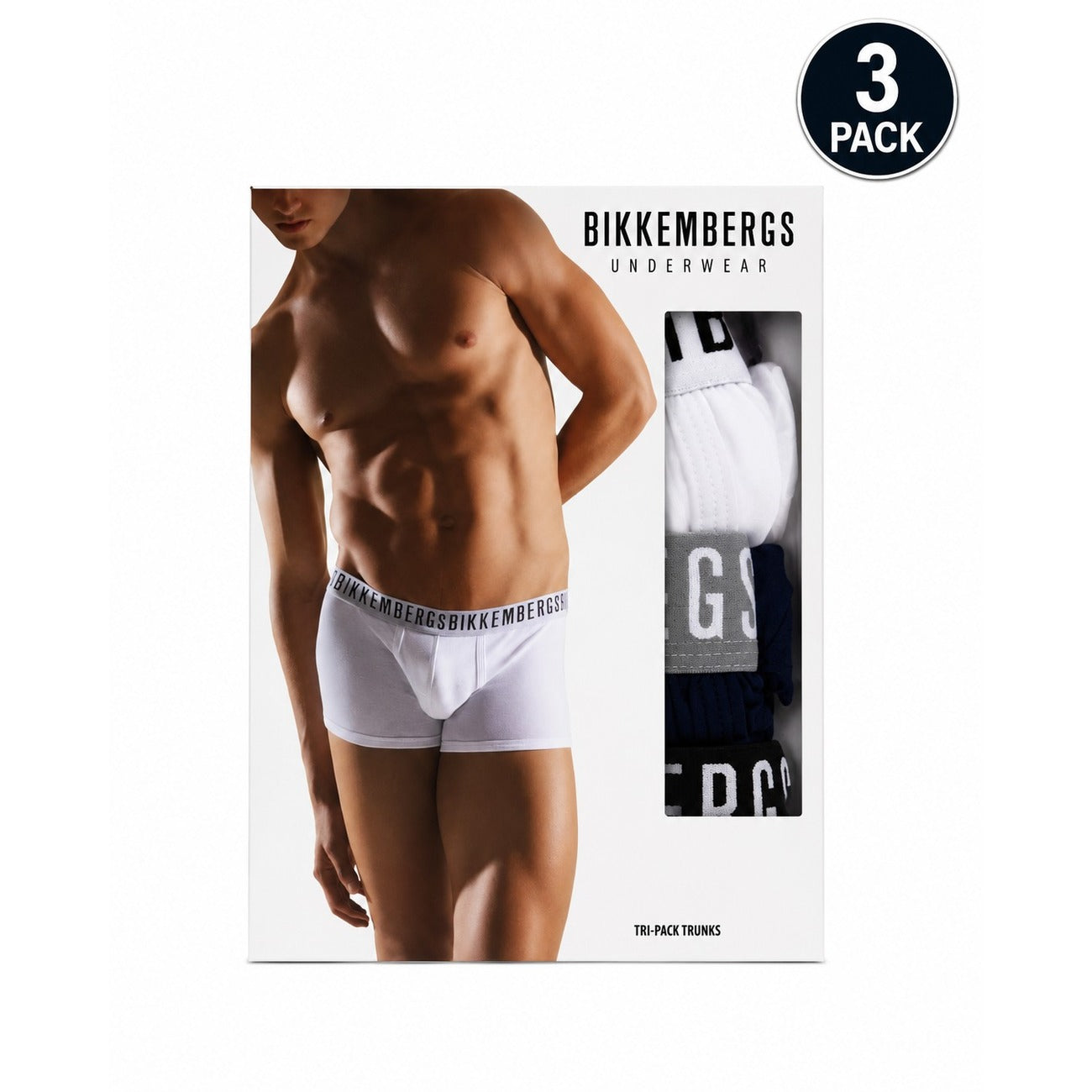 Мъжки боксерки Bikkembergs Men Boxers BKK1UTR02TR Box View