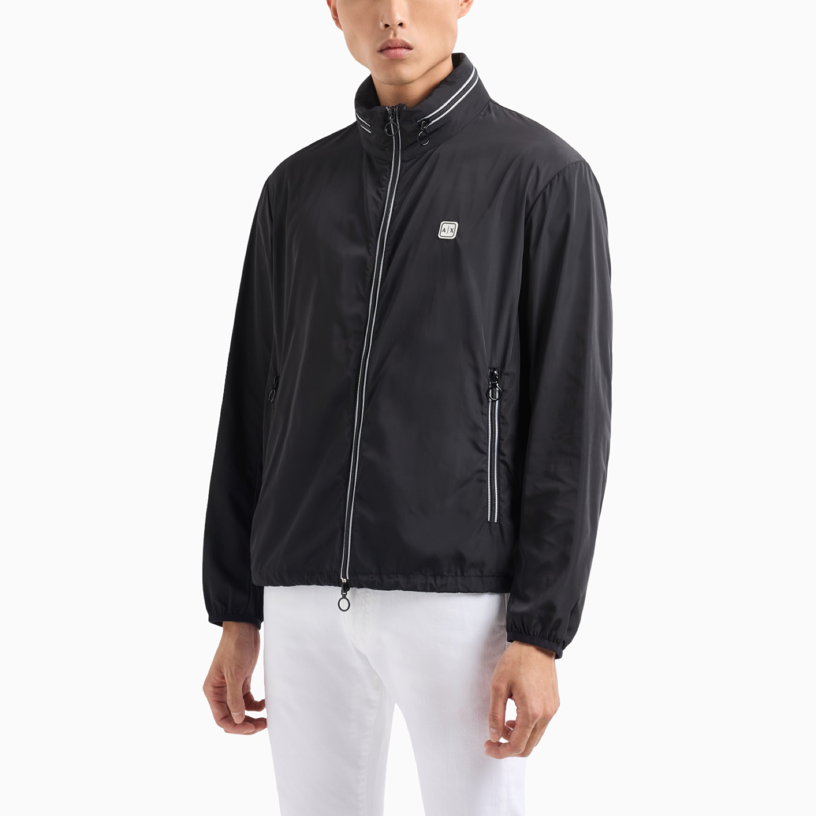 Мъжко черно яке Armani Exchange Men Jacket 8NZB07 ZNWFZ Front View