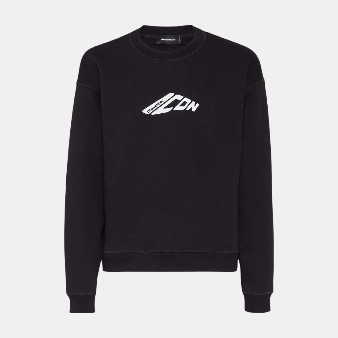 Мъжка черна блуза Dsquared² Icon Men Sweatshirt