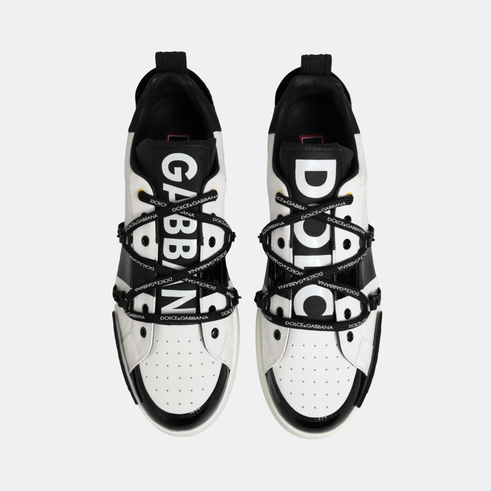 Dolce & Gabbana Logo Portofino Men Sneakers Top View