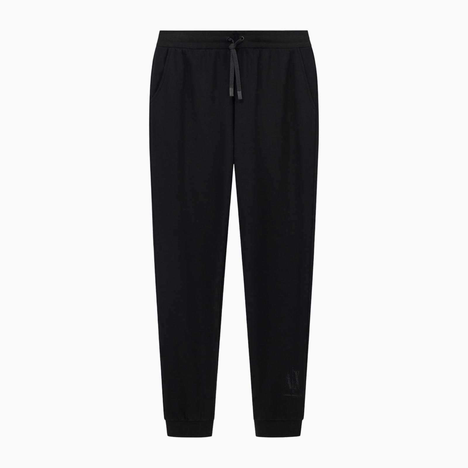Дамско черно спортно долнище Armani Exchange Women Sweatpants XW000828 AF13397 Front View