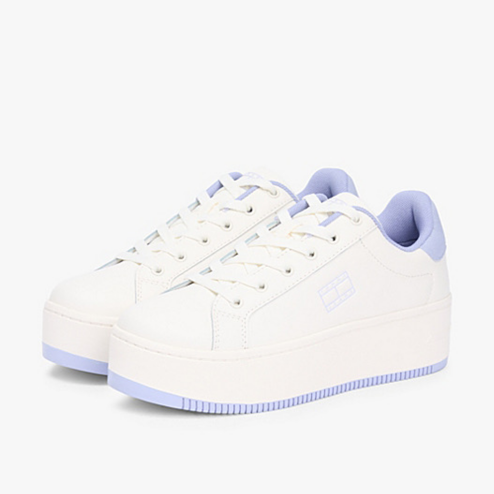 Дамски бели кецове Tommy Hilfiger Jeans Women Sneakers EN0EN02918 Lateral View