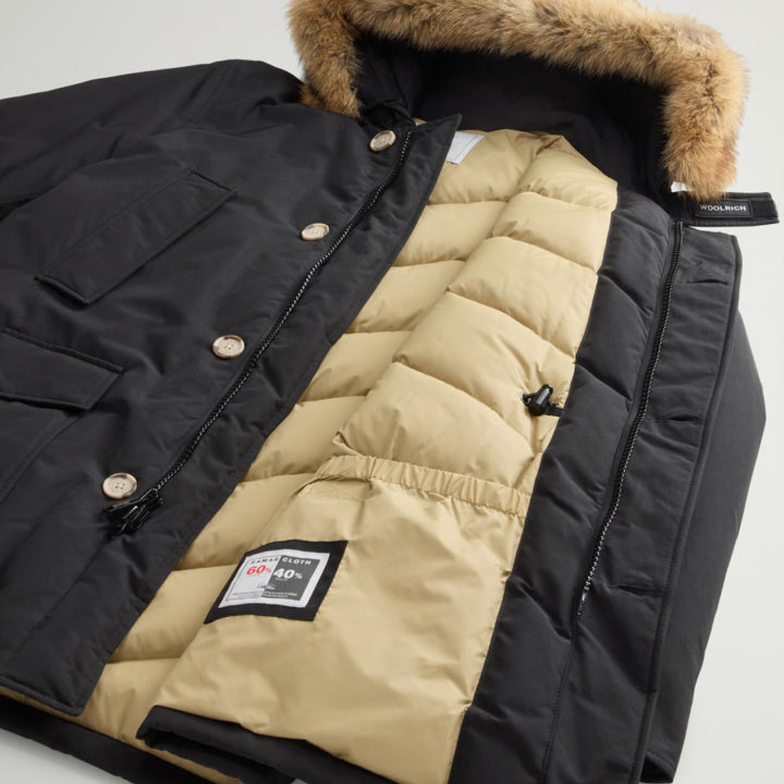 Мъжко парка яке Woolrich Parka Arctic Men Jacket CFWOOU0482MRUT0001 BLK Close-Up