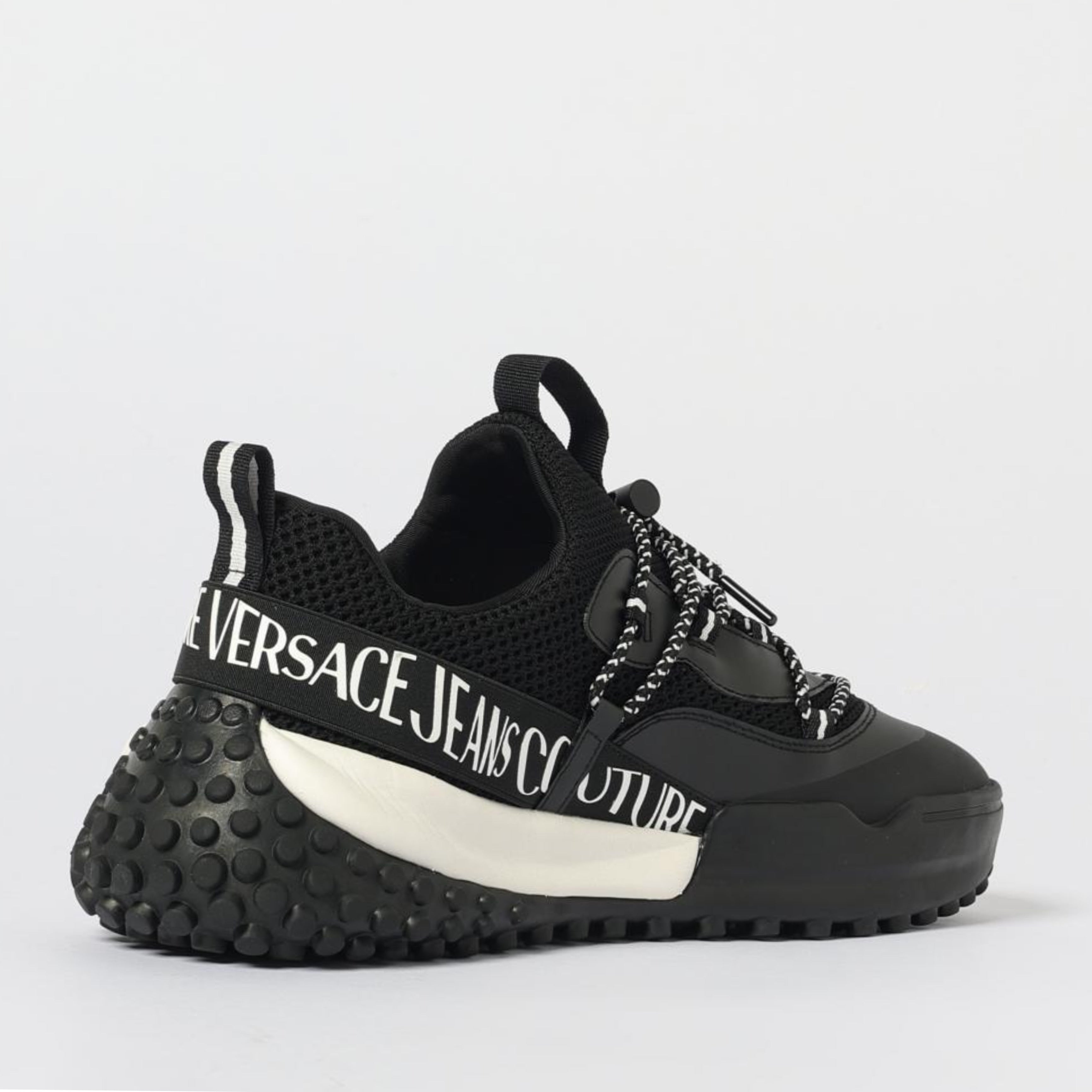 Мъжки маратонки Men’s sneakers Versace Jeans Couture 79YA3SN2 ZSD01 899 Black angled view