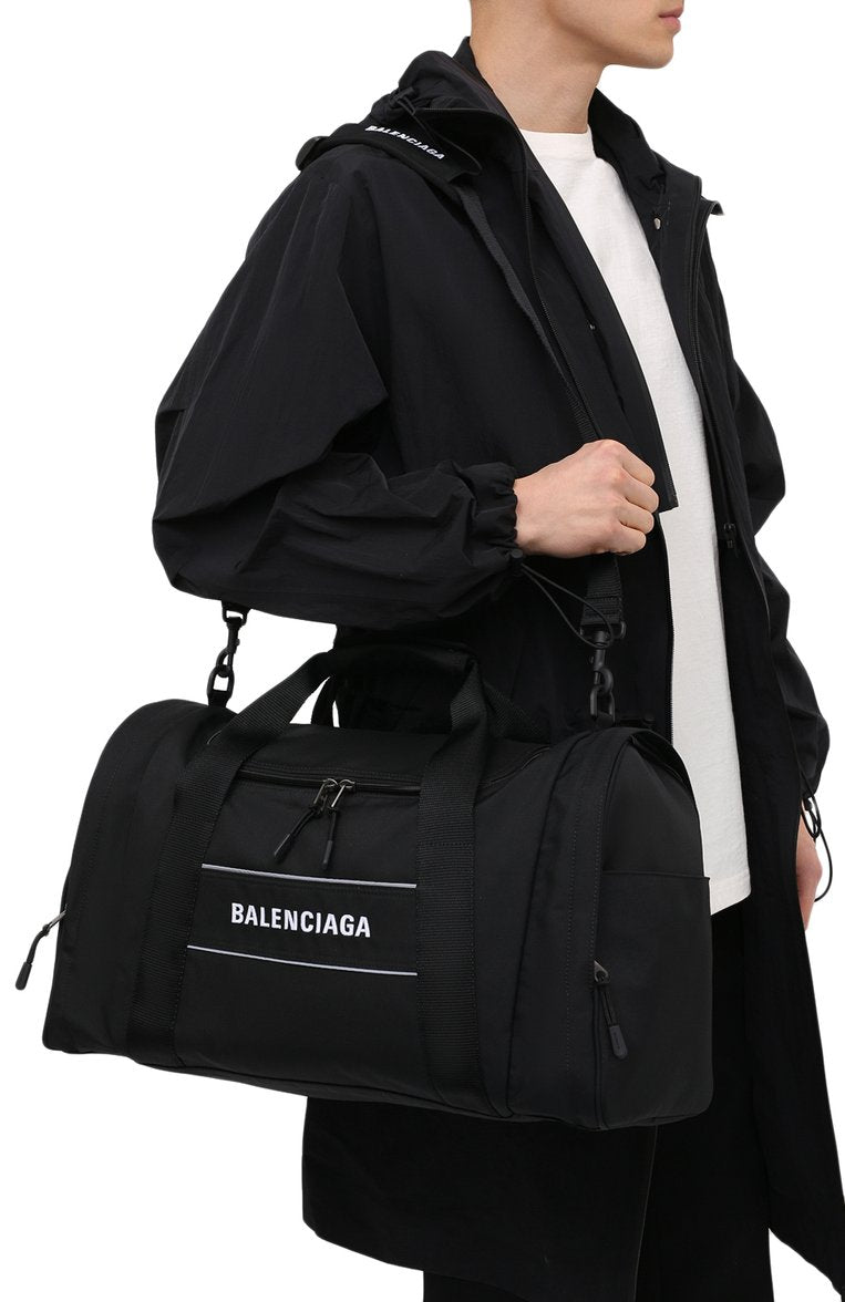 Мъжка пътна чанта / сак Balenciaga 638128 2HFNX 1090 в черно