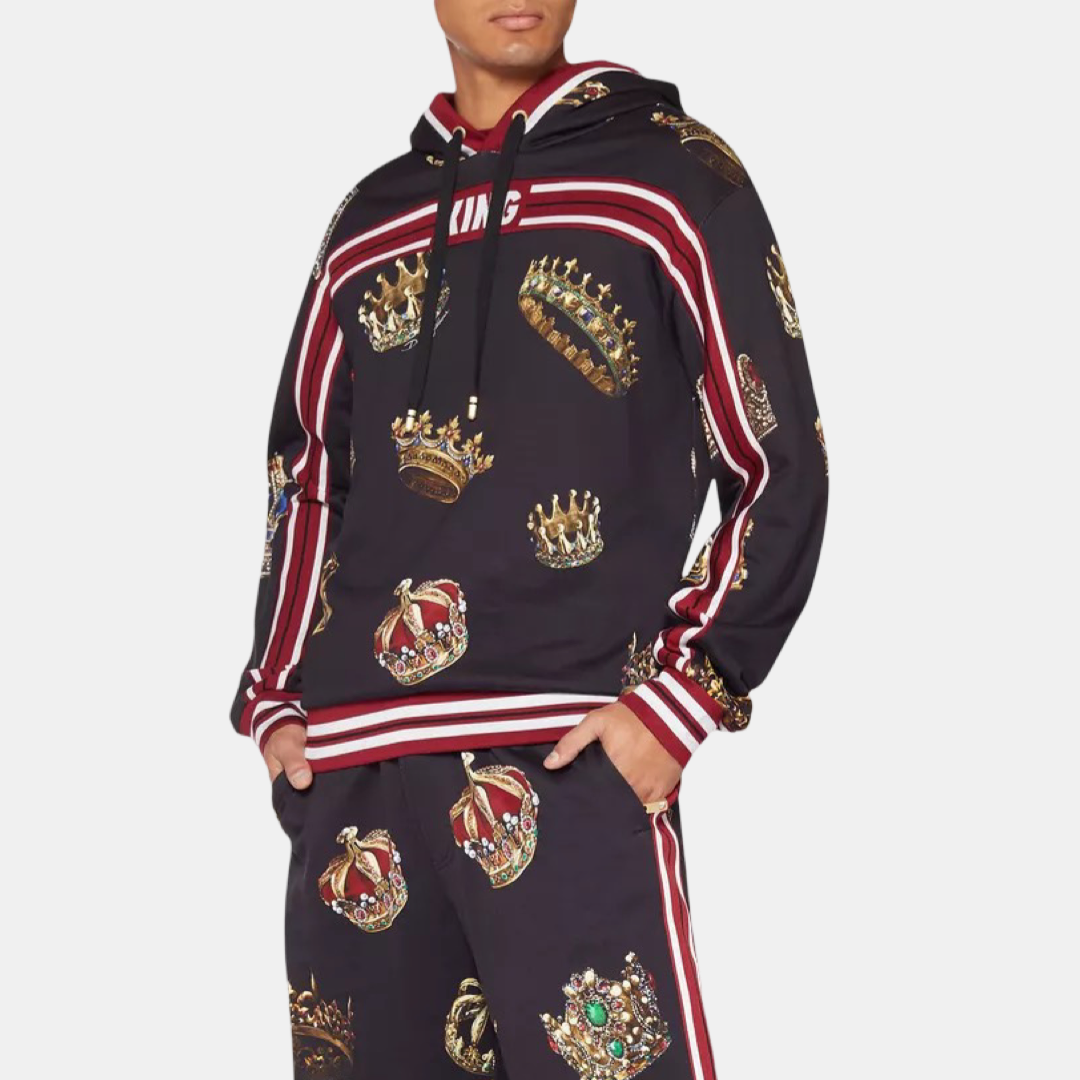 Мъжко худи Dolce & Gabbana Multicolor Crown Men Hoodie