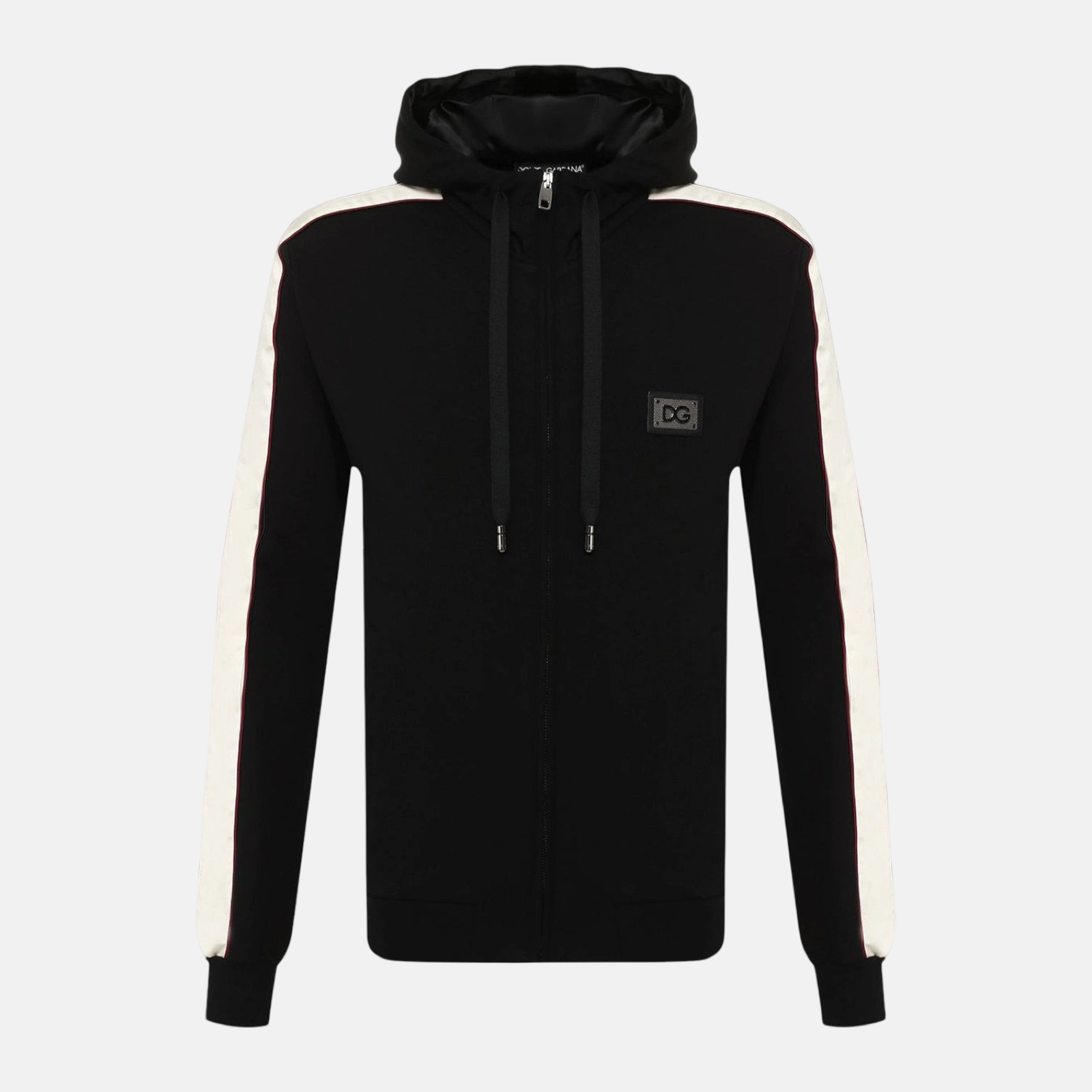 Dolce & Gabbana Plaque Track Men Cardigan Front View