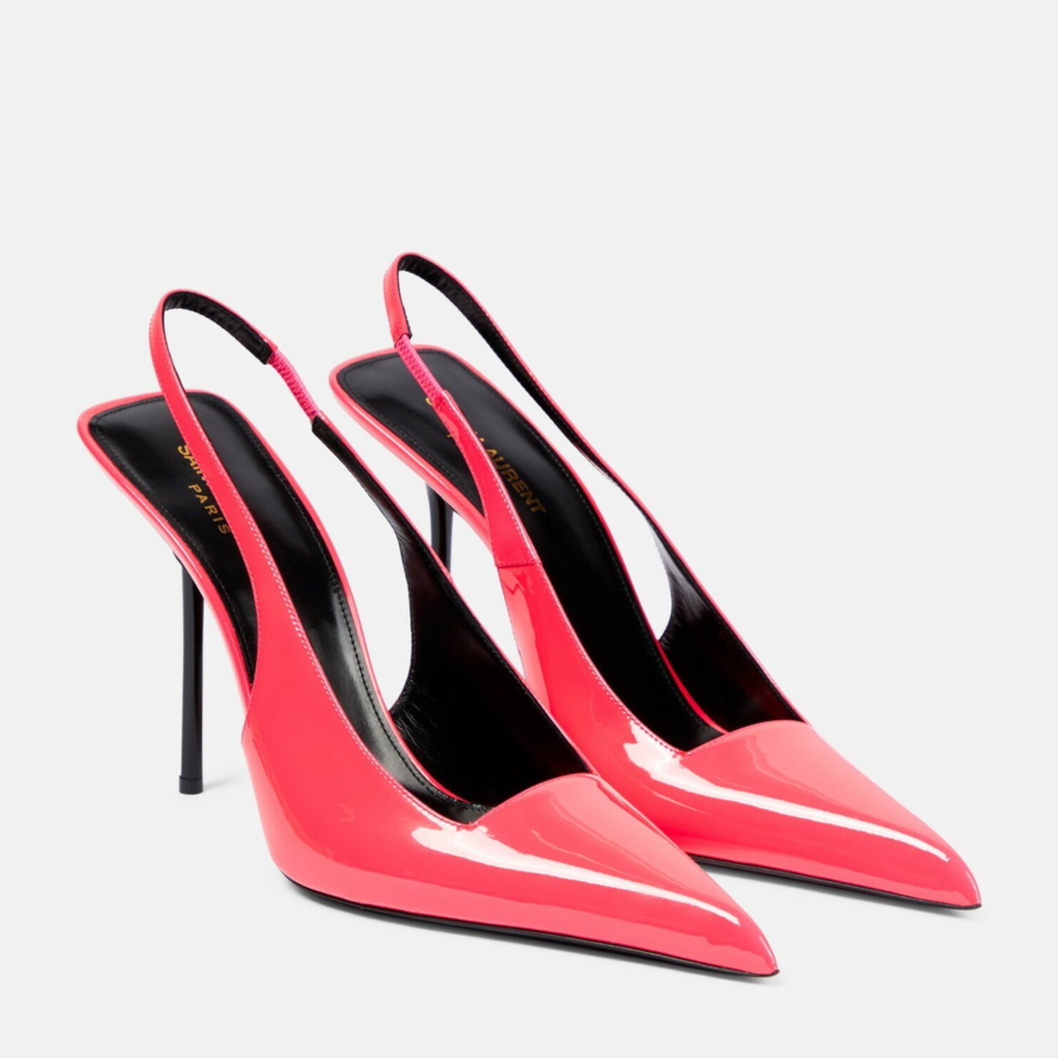 Дамски токчета Women’s sneakers Saint Laurent 105 P00776331 Highlighter Coral