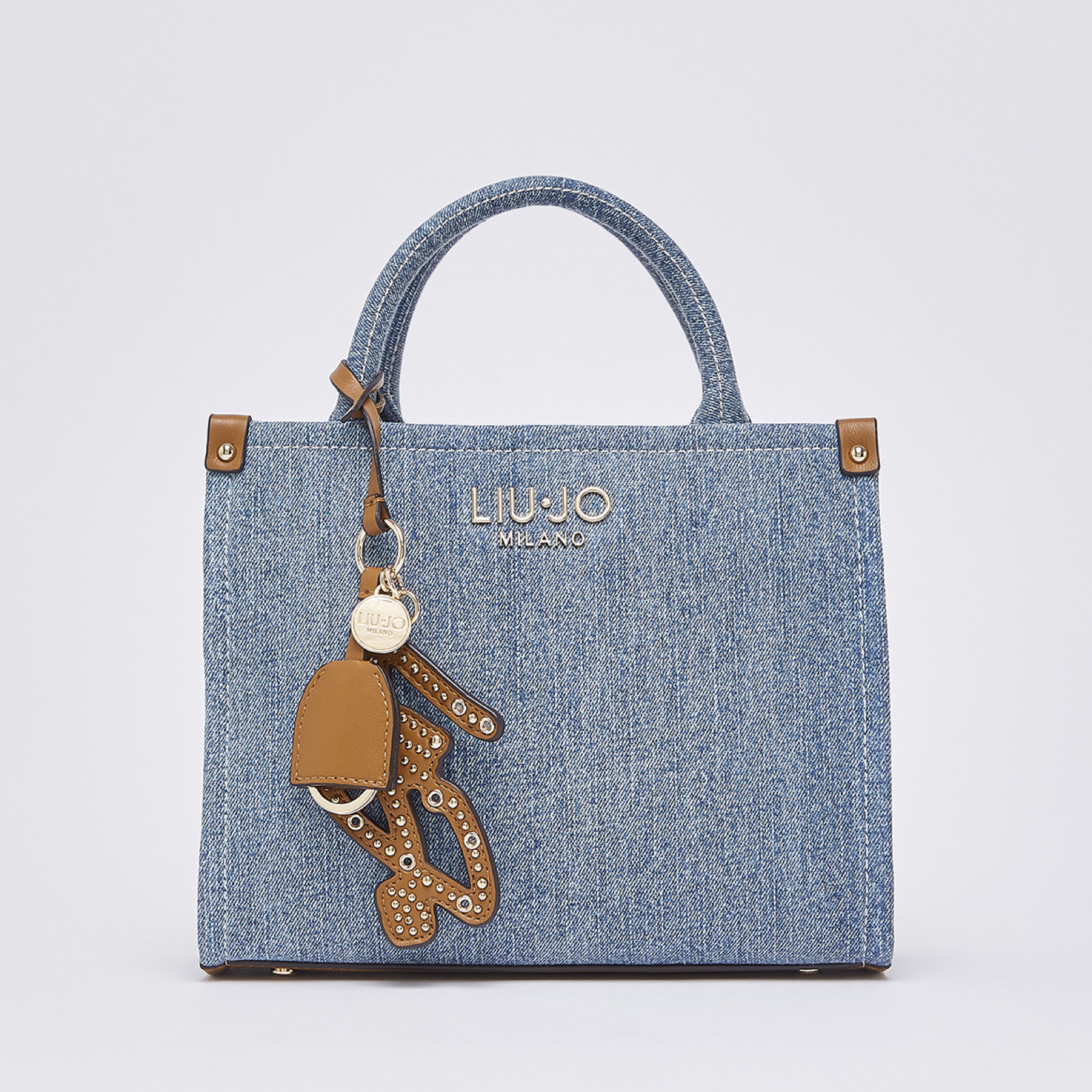 Дамска дънкова чанта Liu Jo Women Denim Handbag AA6192 T377A 74015 Front View