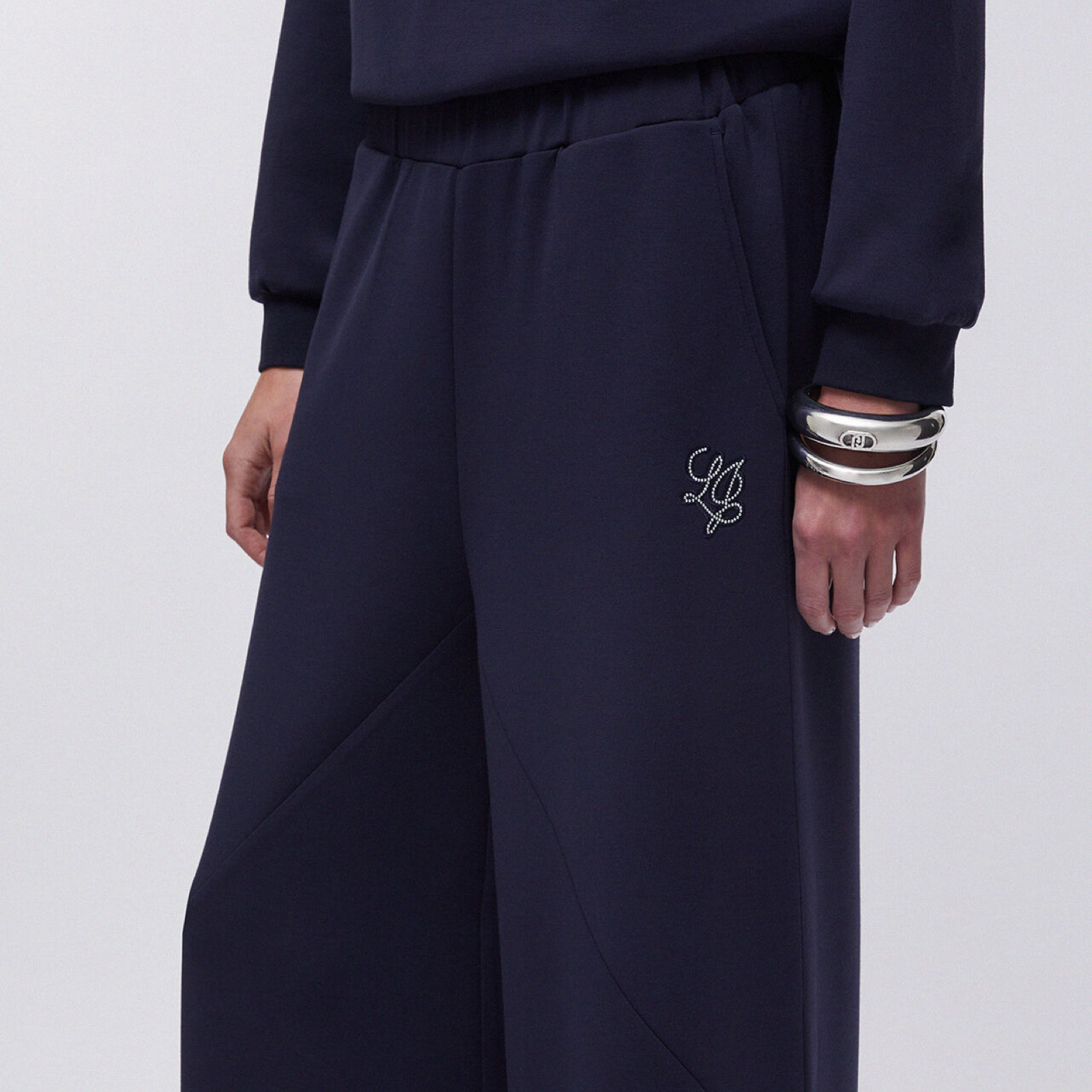 Дамски син панталон Liu Jo Women Trousers TA6080 JS869 93924 Front View