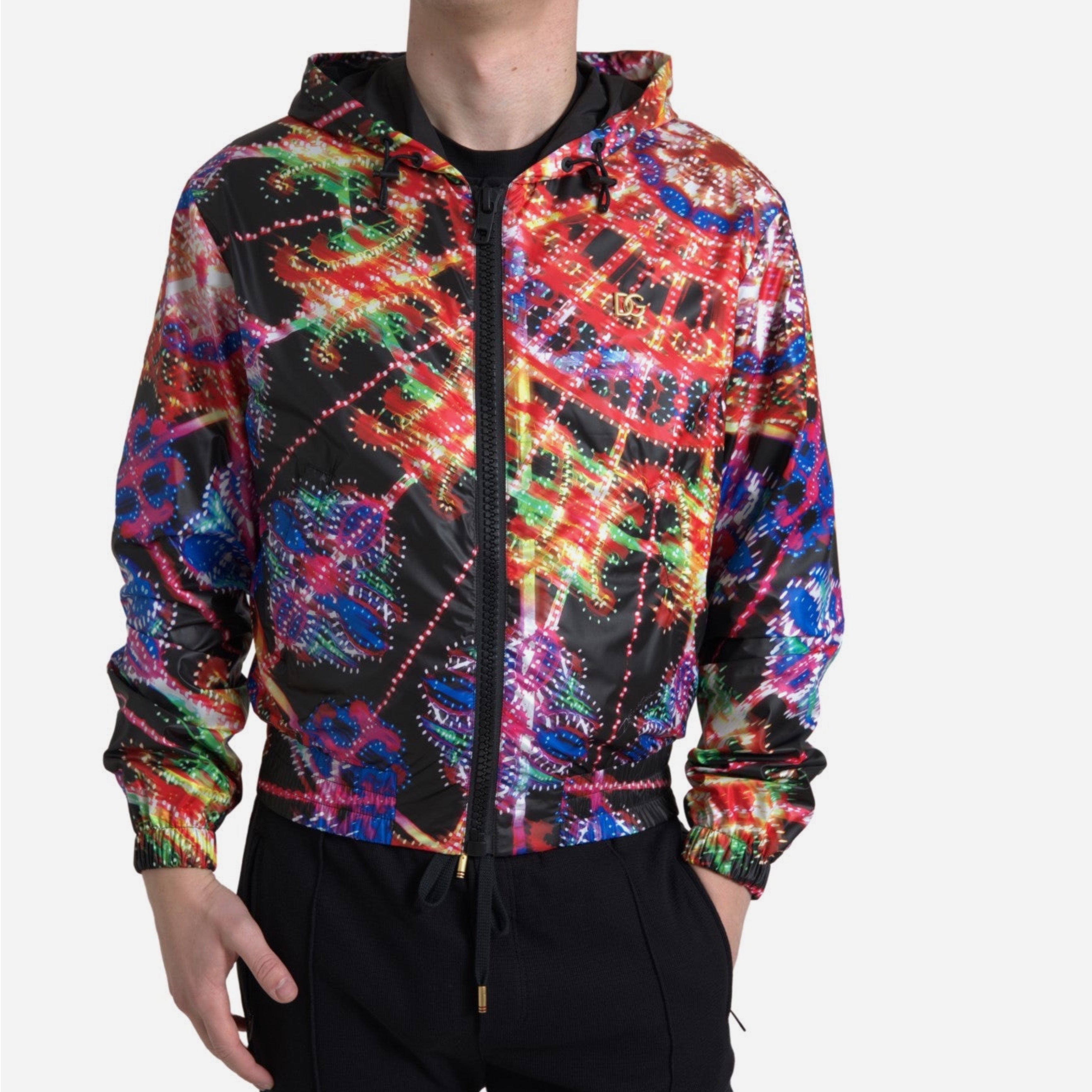 Мъжко многоцветно пролетно яке DOLCE & GABBANA Men’s Luxury Multicolor Windstopper