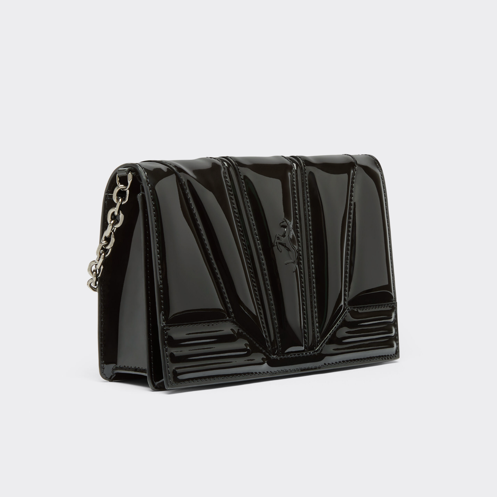 Ferrari GT Patent Leather Bag Side View
