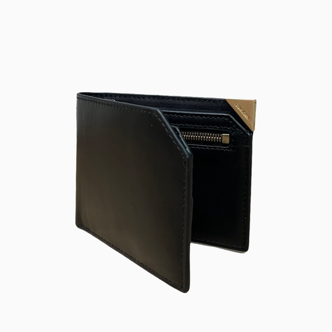 Мъжки портфейл от естествена кожа в кутия Men's wallet Calvin Klein K50K509995 Black