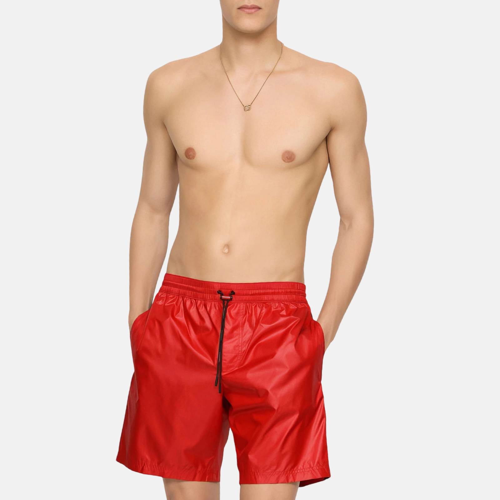 Мъжки червени бански Dolce & Gabbana M4B80T FUMTP