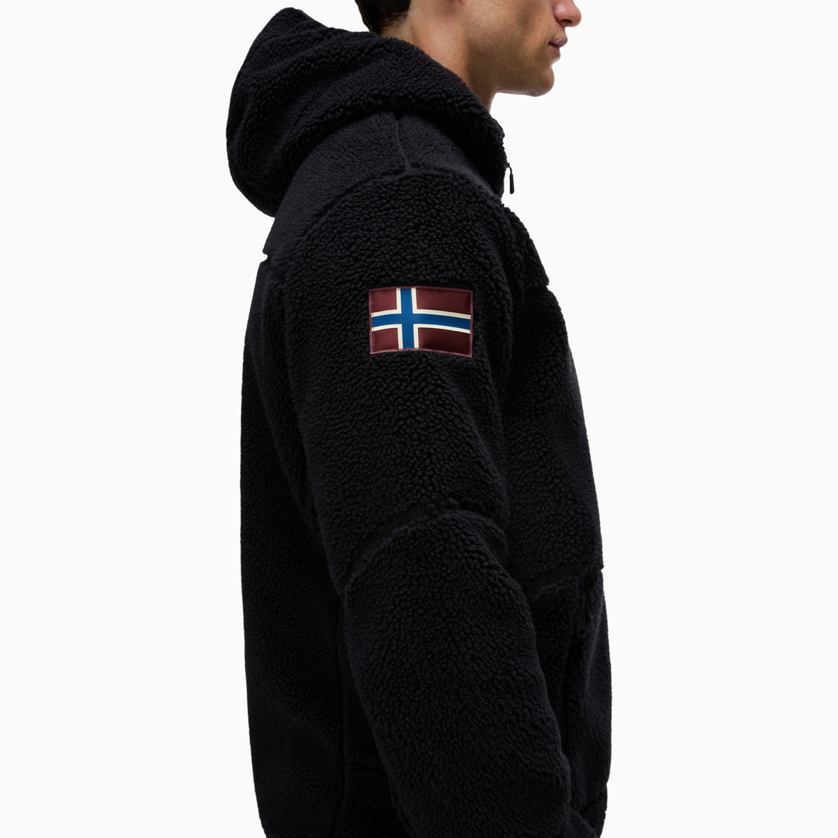 Мъжко худи Napapijri Yupik Fleece Hoodie NP0A8AZX 941 Close-Up