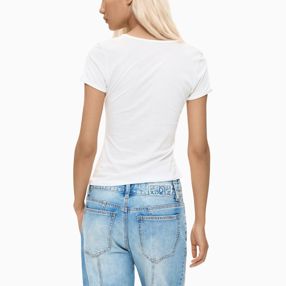 Дамски дънки Desigual Women Jeans 26SWDD41 5053 Back View