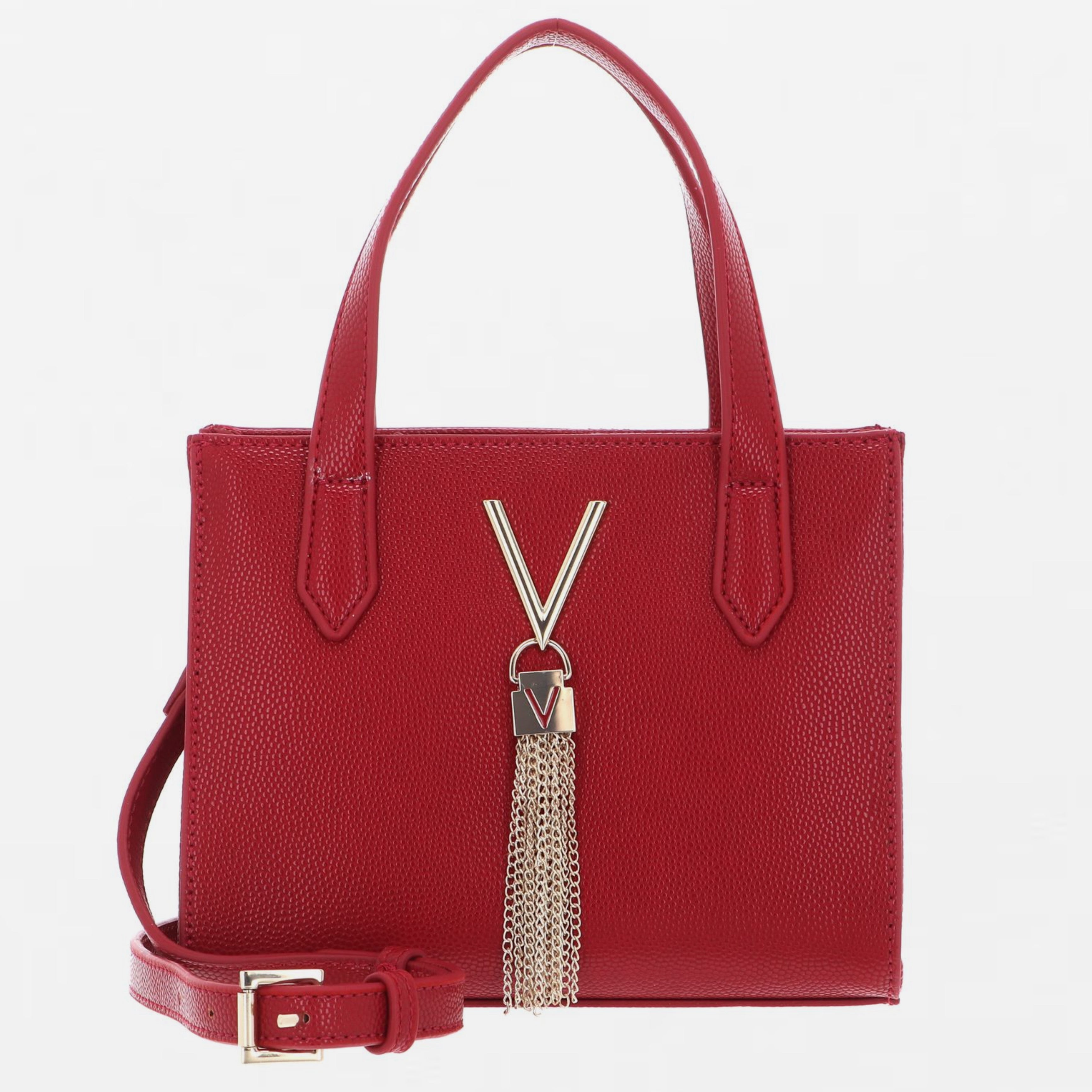 Дамска чанта в червено Women’s handbag Valentino Divina VBS1R415G Red