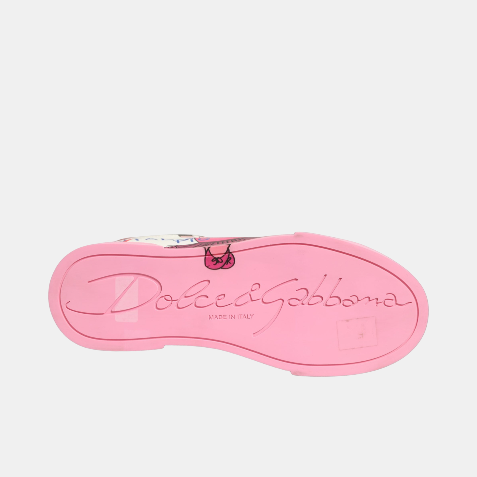 Dolce & Gabbana Portofino Royal Pig Sneakers Insole View
