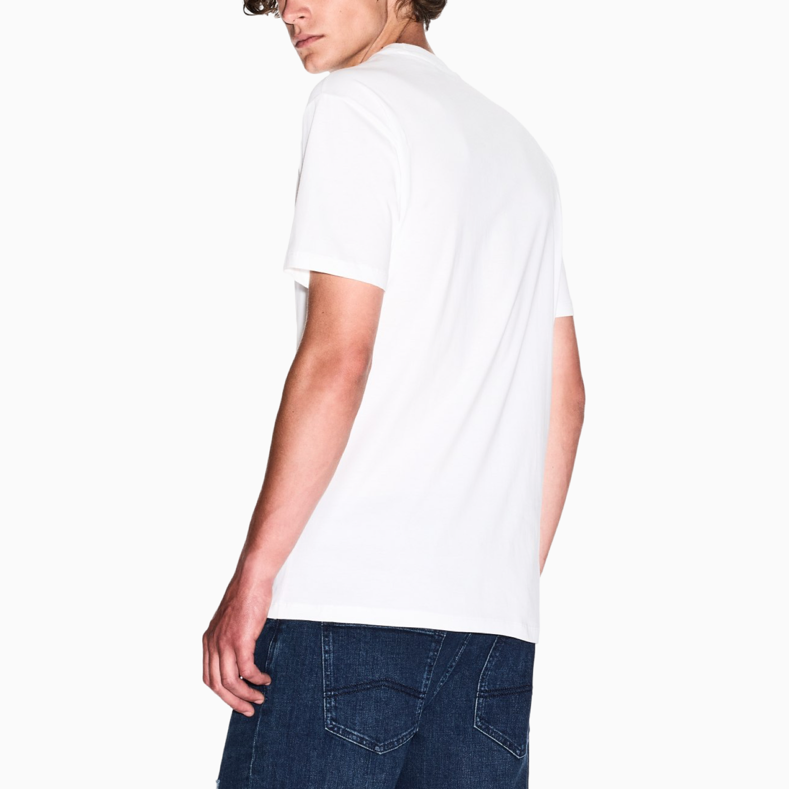 Мъжка бяла тениска Armani Exchange
XM000787 AF12308