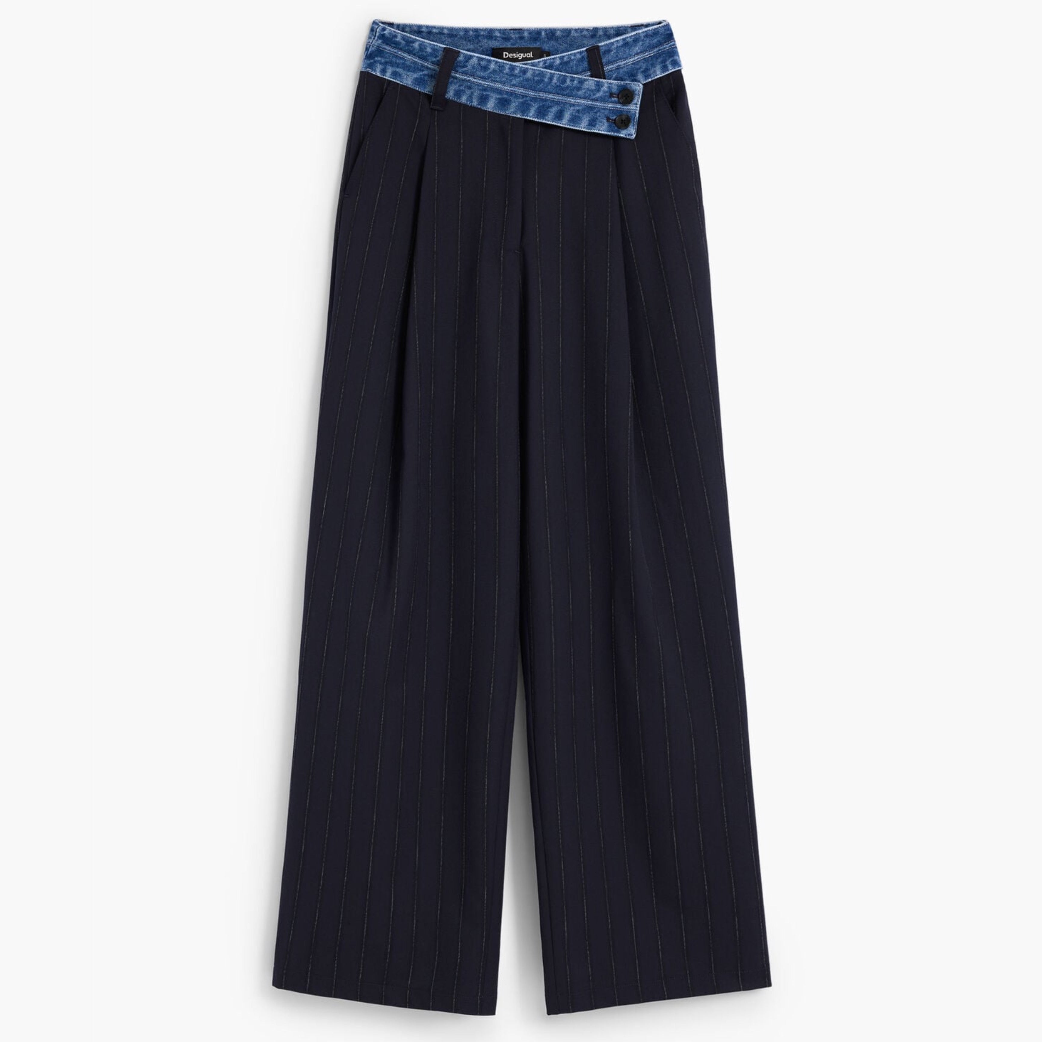 Дамски панталони Desigual women’s trousers 26WWPW05 5000 Top view 