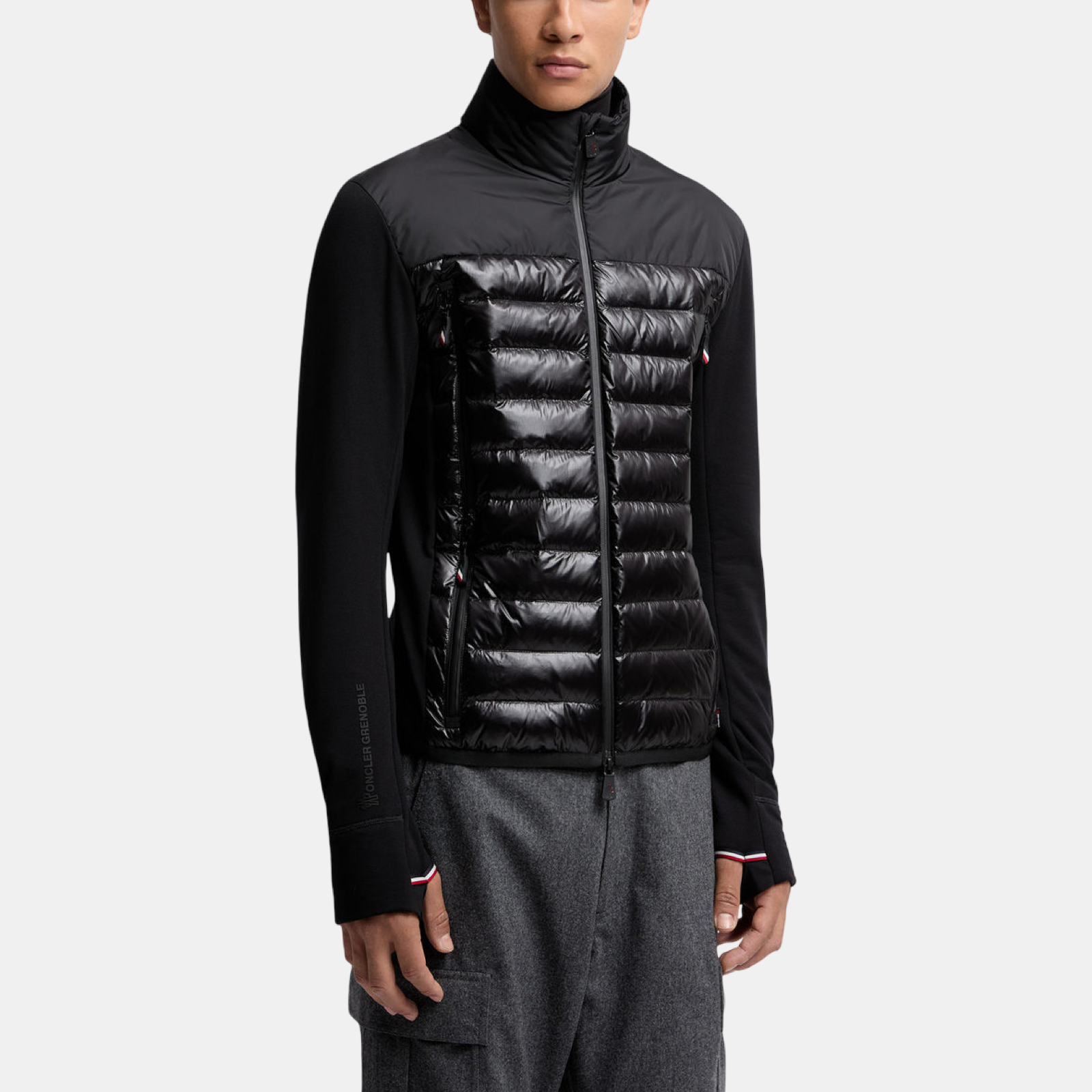 Moncler Grenoble Padded Polartec® Zip-Up Men Jacket K20978G 00278 99IG Front View