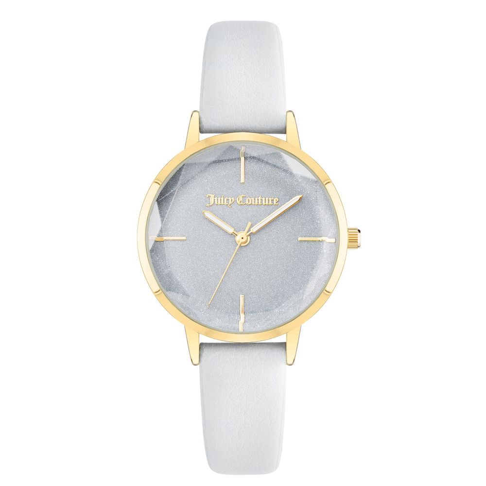 Juicy Couture White Plastic Dress Watch